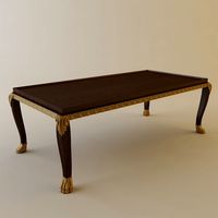 Ornate Coffee Table 3D Model