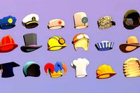 3D Prop Professions Hats