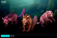 Stylized Beaver Animal