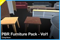 PBR Living Room Furniture Pack - Vol1