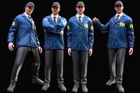 Man in Agent Uniform - Rigged