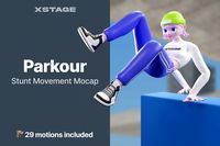 Parkour | Stunt Movement Mocap Pack