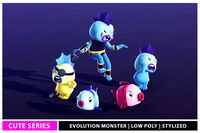 Fish Man Merman Evolution Pack Cute Series