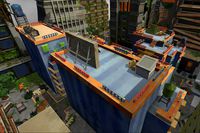 3D Stylized Post Apocalyptic City