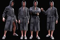 Man in Bathrobe - Rigged