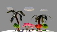 20 LOW POLY NATURE OBJECTS