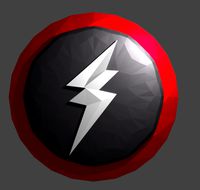 Lightning Bolt Logo/Badge Lowpoly