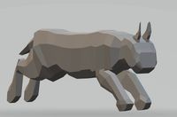 Low Poly Big Cat