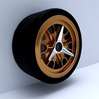 Vintage Car Wheel
