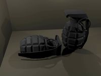 Low-poly  Grenade