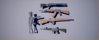Low poly weapons pack
