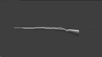 WW2 Rifle (Medium Number of Polygons)