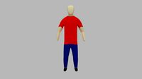 Low Poly Fully Rigged Human