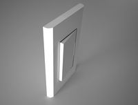 light switch with wall plate