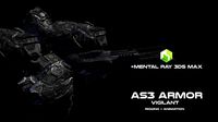 AS3 Armor Rigged & Animation Plus