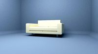 fabric 2 person sofa