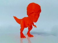 Tyrannosaurus Rex with Benedict Cumberbatch's Head