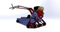 Hand Tractor with Root Crop Digger