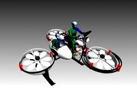 Hoverbike With Side Car