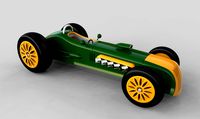 old race car