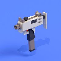 Uzi Submachine Gun (Rigged)