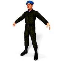 Soldier Russian assault force