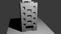 building four floors