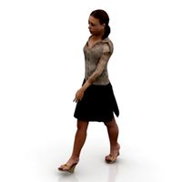 girl walking