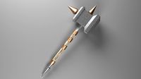 Mace weapon VR / AR / low-poly 3D model