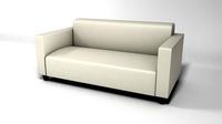 White Leather Sofa