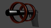 Space laser pistol