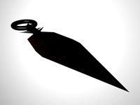 Throwing Knife Bloody