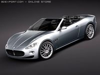 Maserati GranCabrio 2011 3D Model