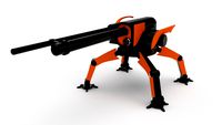 Sci-fi deployable Turret ANON