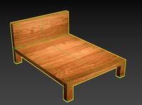 Basic Double Bed (UK Measurements)