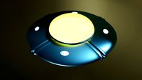 UFO Alien Spaceship Animated Flying Saucer