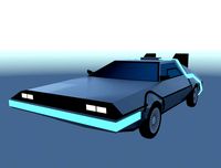 DLM delorean back to the future