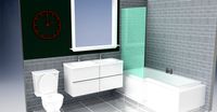 Double vanity unit