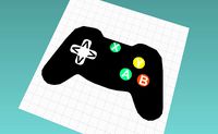 Low Poly Game Controller (Made with Makers Empire)