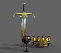Sword, Crown, and Cup