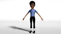 mony 3D character