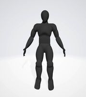 male base mesh human