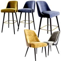 Zuma Accent Bar Stool And Dining Chair