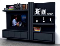 modern tv unit cabinet bookcase