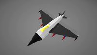 Low Poly Fighter Plane