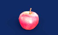 Apple low-poly