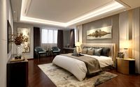 Luxury bedroom scene
