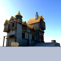 cartoon house