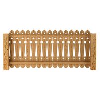 Wooden fencing