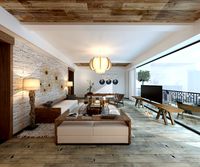 Minimalist livingroom interior